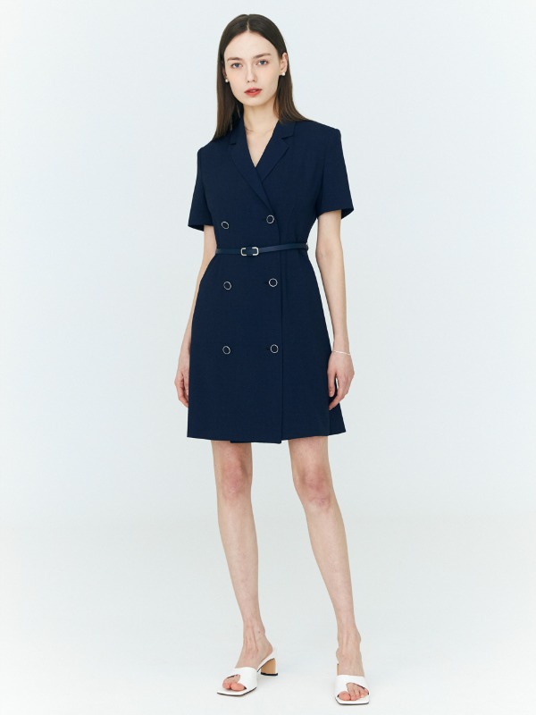 [S/M사이즈 LAST ONE][2차 재입고] New Claire Jacket Dress [Navy]