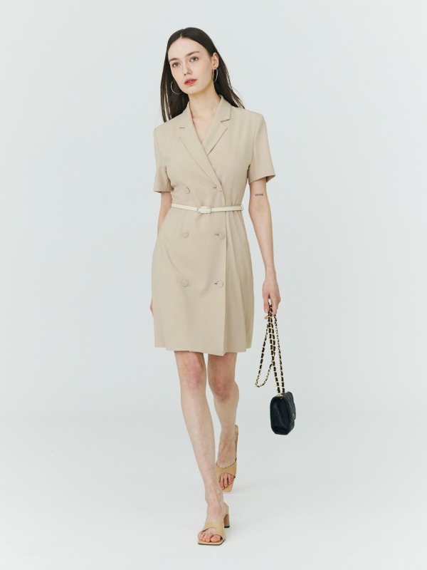 [리퍼브] New Claire Jacket Dress [Beige]